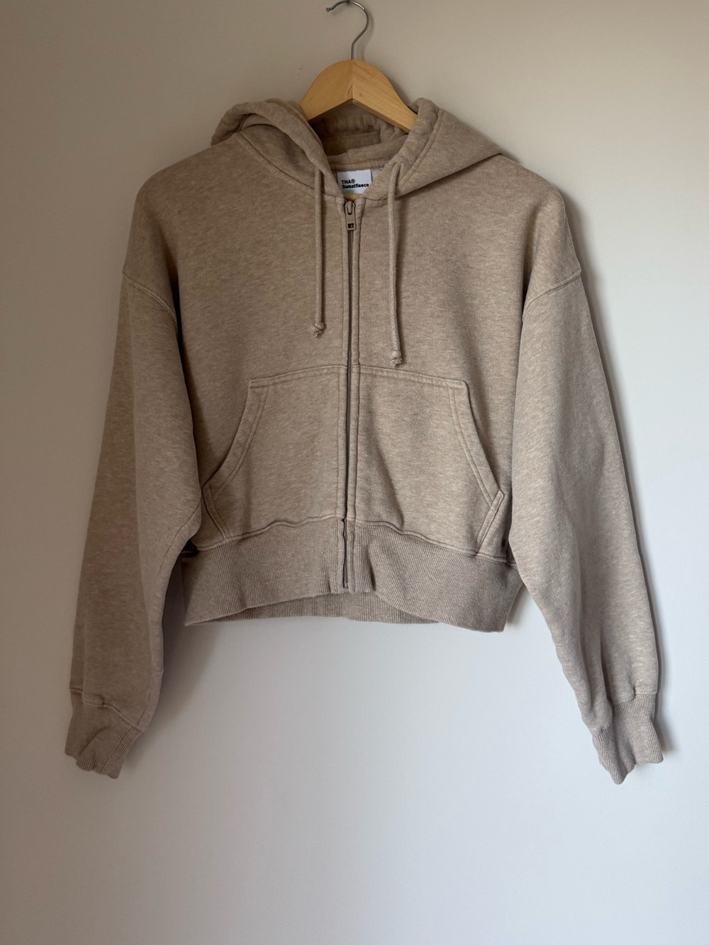 Tna Cozy Sweatfleece Boyfriend Boxy Zip Hoodie